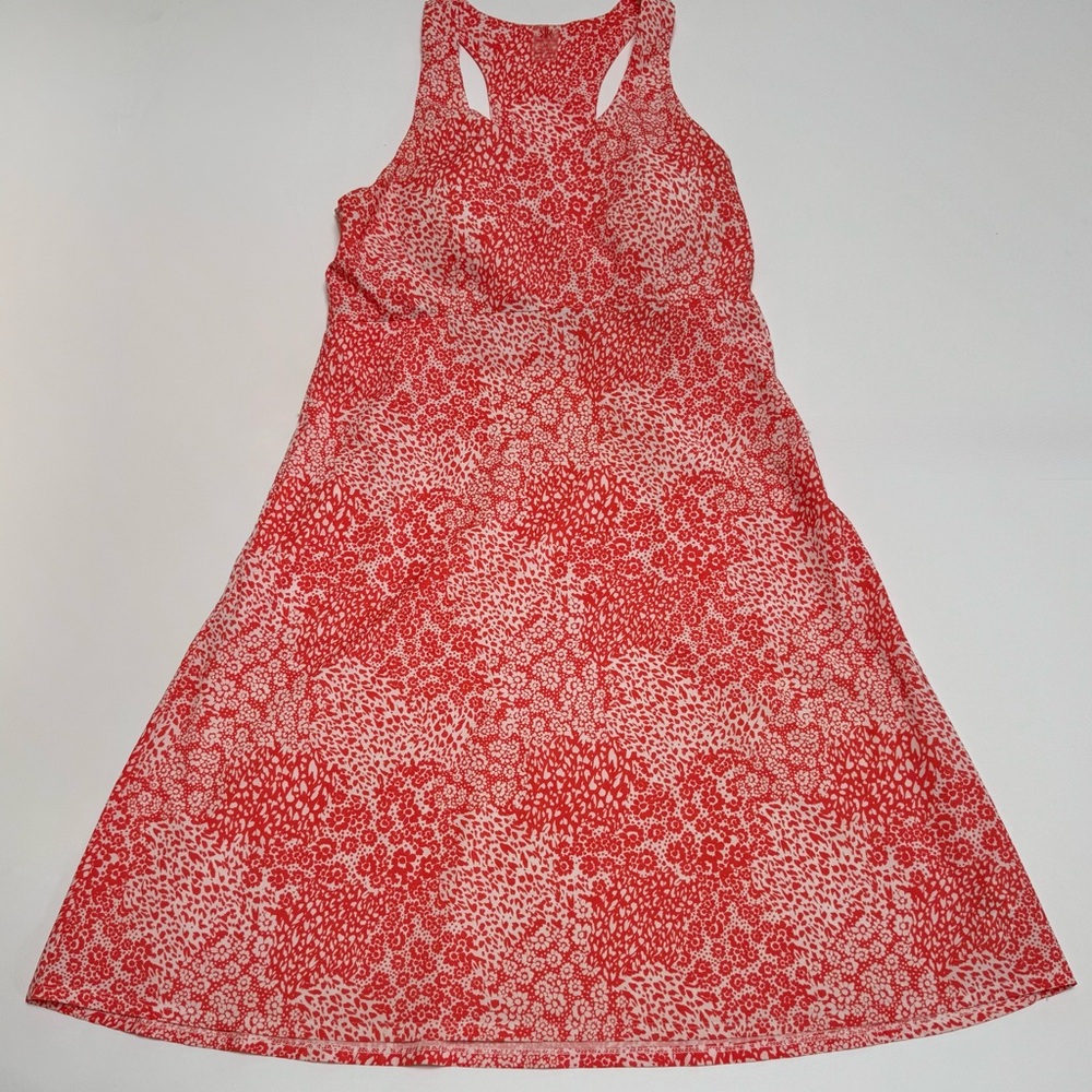 Krimson Klover Red and White Floral Casual Dress